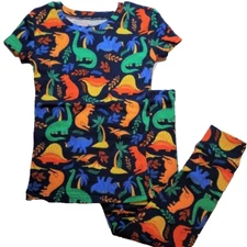 TOMMY BAHAMA Little Boy's 5 Dinosaur 2-Pc Tight Fit Pajama Set NWT