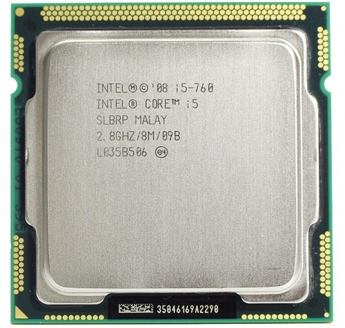 Intel Core i5-760 2.8 GHz 4 Cores 8MB SLBRP Cache Socket LGA1156 CPU Processor - Picture 4 of 5