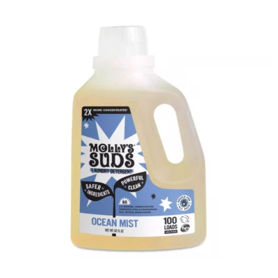 Molly's Suds Liquid Laundry Detergent Ocean Mist 52oz (100 load)