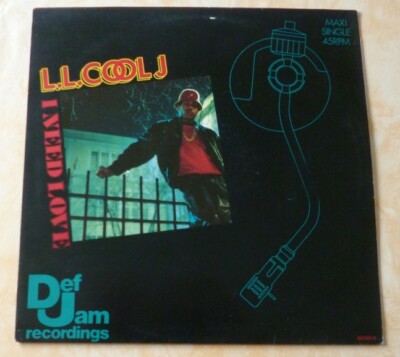 LL Cool J - I Need Love | Def Jam | 1980s | 12'' Vinyl 