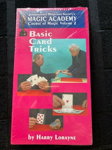 Ims course of magic 2 basic card tricks by harry lorayne 1994 vhs ebay