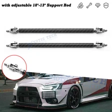 For Mitsubishi Lancer Adjust 10''-13'' Front Bumper Sport Strut Rod Support Bars