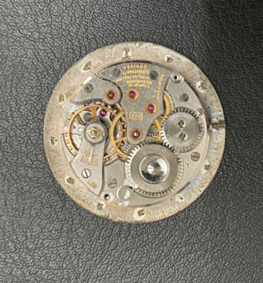 【ジョルノ】シュリンク破れ Vintage Longines 23Z 17 Jewels Watch Movement Dial. FOR PARTS