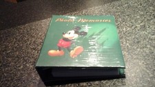 Disney Mickey Mouse Photo Memories 100 Picture Photo Album Ring Binder 4x6"