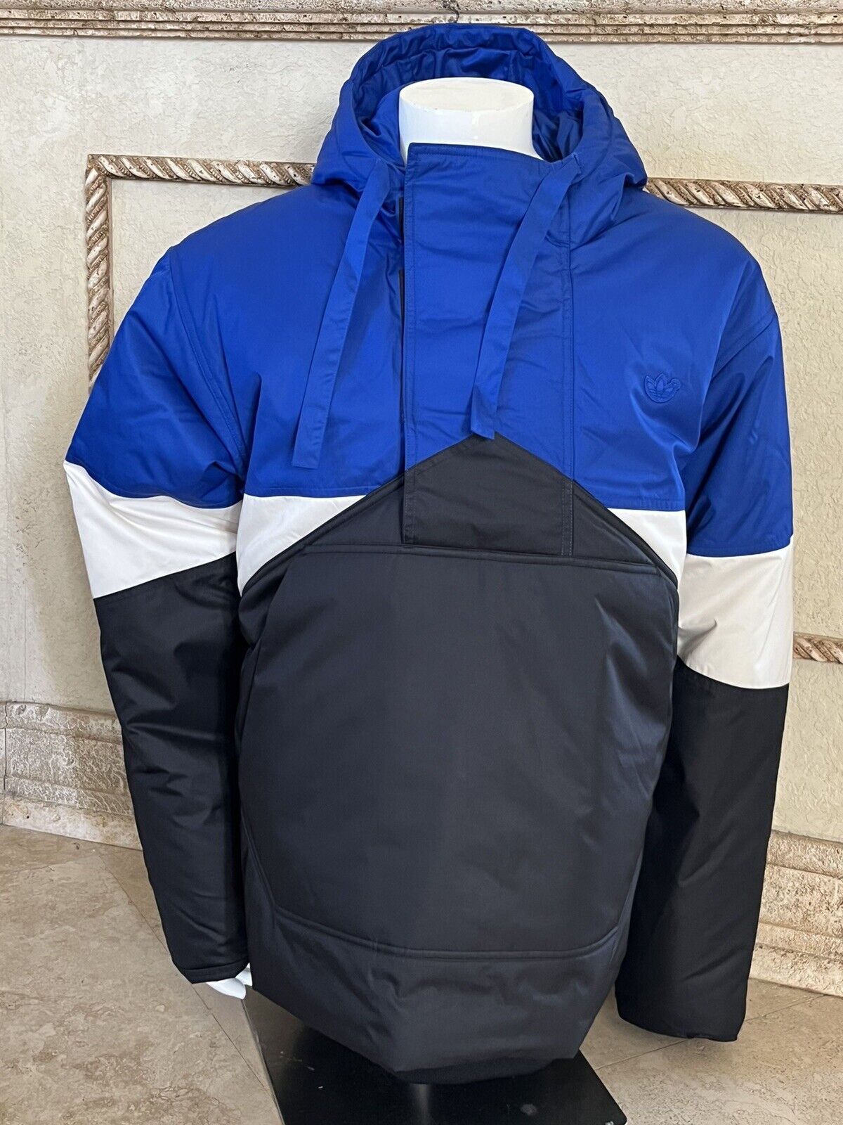 Jackets adidas Blue Version Long Puffer Jacket Black