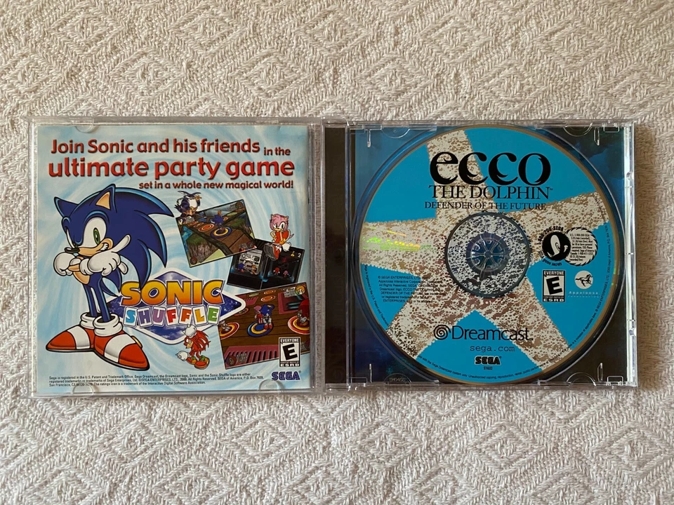 Ecco the Dolphin Sega Dreamcast - NTSC-U/C USA VGC CIB - High Quality Packing - Image 3 of 4
