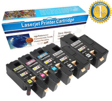 5x Color 1250 Toner Cartridge Set for Dell Laser 1250c 1355cnw 1350cnw C1760nw