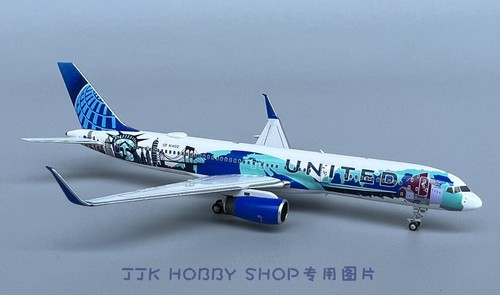 NG Models 1/400 United Airlines Boeing 757-200 N14102 New York Static Model - Picture 3 of 6