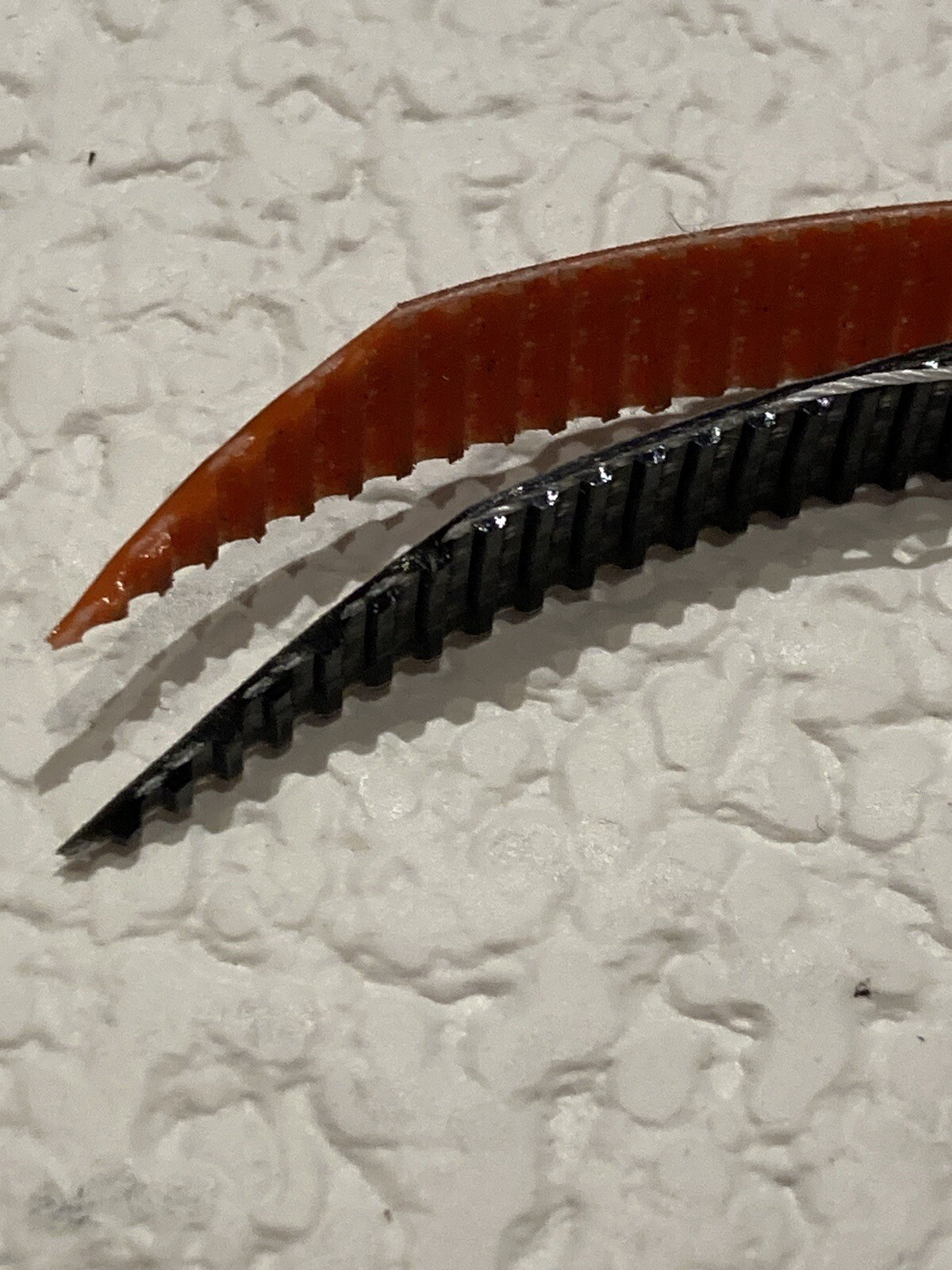 Rowe Bill Changer replacement belt 35082009, BA 50 Timing belts, 2pcs Black