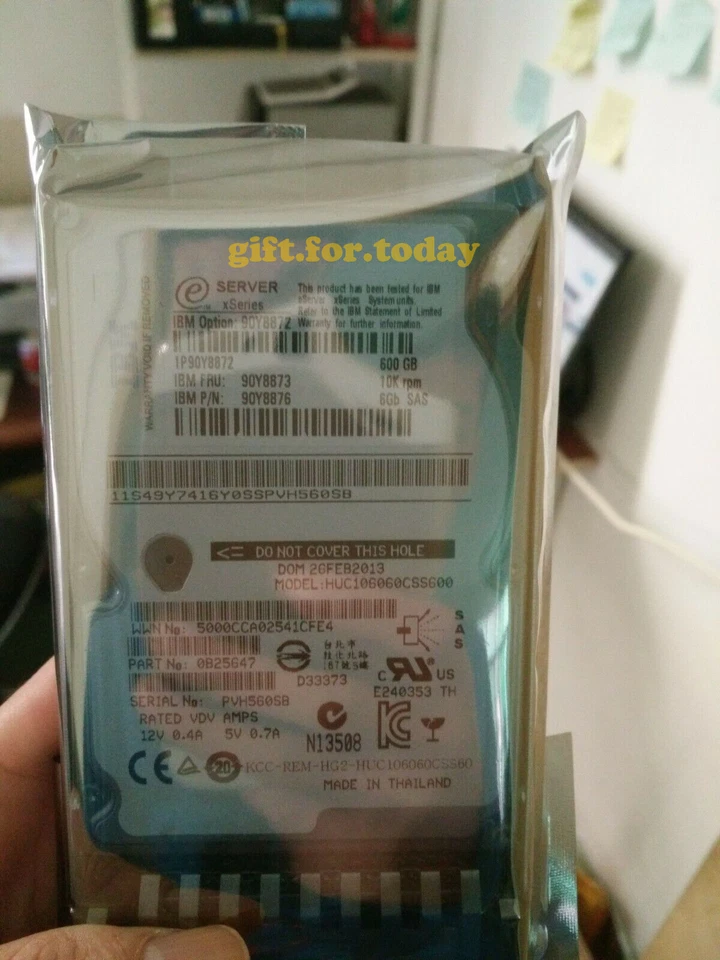 IBM 90Y8872 90Y8873 90Y8876 IBM 600GB 10K 2.5 SAS II 6 GB/PS hard disk - Image 2 of 4
