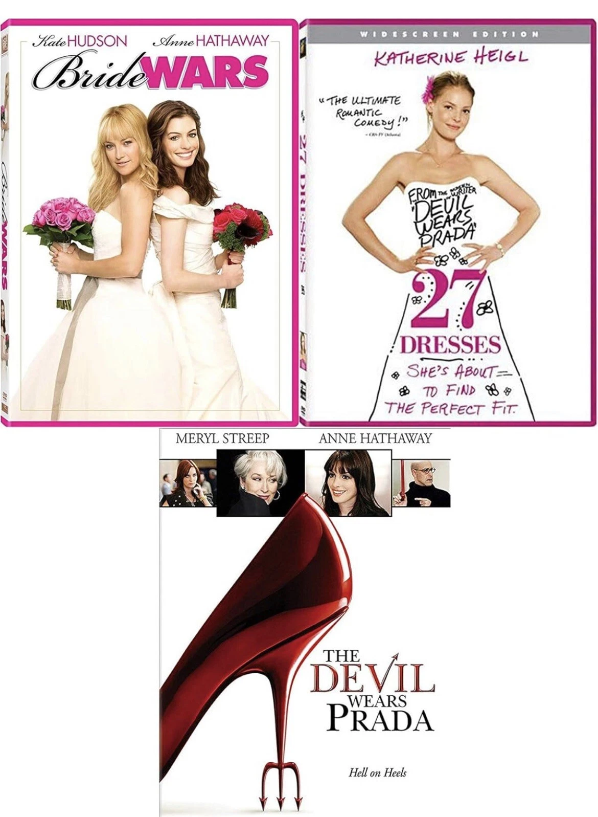 27 Dresses The Devil Wears Prada In Her Shoes DVD (2007) NEW