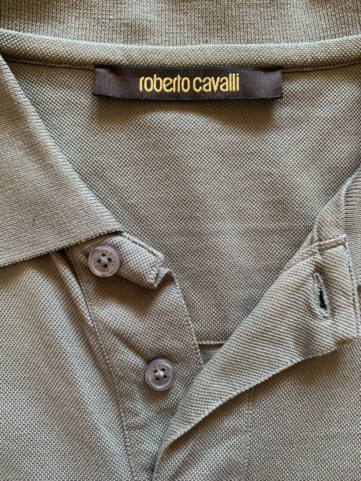 AUTHENTIC Roberto Cavalli Men's Polo Cotton T-Shirt Size M