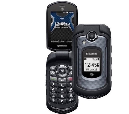 Kyocera DuraXE 4G VoLTE E4710 8 GB - Black (AT&T) Locked / Unlocked Flip Phone - Afbeelding 4 van 5