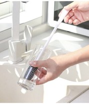 Milk Bottle Cleaning Silicon Brush Long Handle Cup Brush Water Bottles Cleaner
