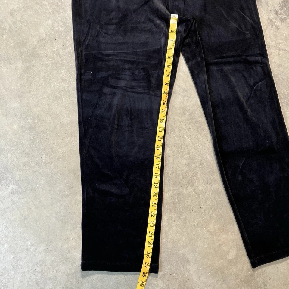 Talbots Pants Womens Plus 1X Black Pull On Velvet Straight Leg Basic - Image 4 of 4