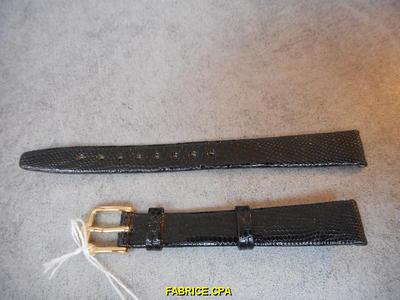 Bracelet De Montre Hirsch En Lézard Marron Taille 12 - Neuf Avec étiquettes