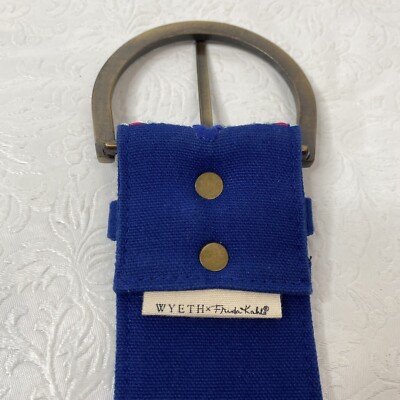 Wyeth x Frida Kahlo Belt Wyeth x Frida Kahlo Classic Ribbon Belt Blue & Red  main image 2