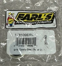 Earl's Performance Plumbing 9/16 Dowty-Seal - 178109ERL (Pk of 2)