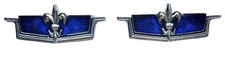 For Chevrolet Caprce Classc Brougham Emblem Set Brand New 9.0cm - 3.5 Blue