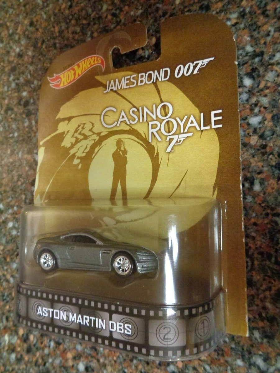 Hot Wheels Casino Royale Aston Martin DBS Silver Brand New Retro