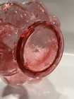 Vintage Fenton 8" Quilted Cranberry Glass Ruffled Melon Vase Elegant BEAUTIFUL  — photo 6