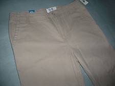 Boys SCHOOL UNIFORM Khaki Casual PANTS 10 Husky