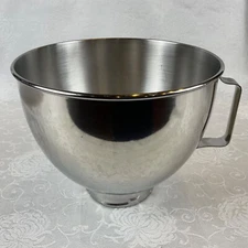 Replacement Work Bowl for KitchenAid K45SS Stand mixer 4.5 Qt Shiny w/Handle GUC