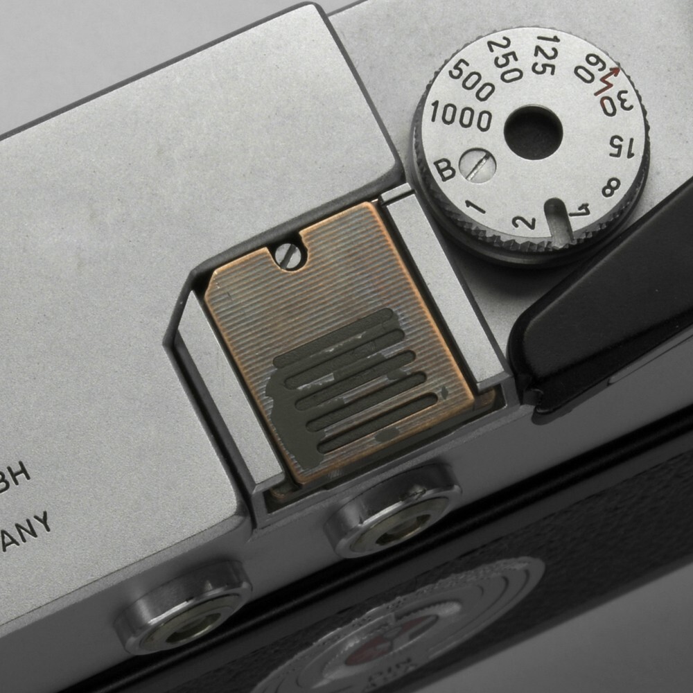 CAMERA FLASH SHOE MOUNT COVER CAP OLIVE W/ BRASSING 4 LEICA M2 M3 LMSH