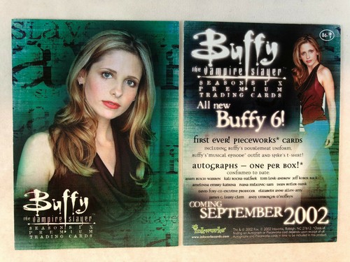 CHEAP PROMO CARD: BUFFY THE VAMPIRE SLAYER SEASON 6 Inkworks 2002 #B6-i - Picture 1 of 2