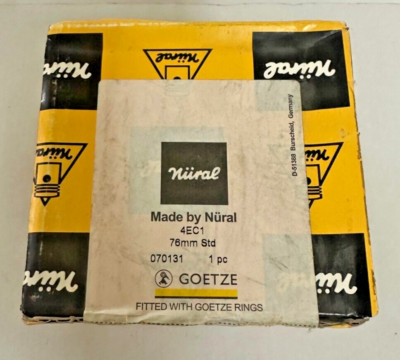 4 PCS  X NURAL PISTONS 87 307000 10 A350777 STD FOR ISUZU / OPEL CORSA 1.5D 4EC1