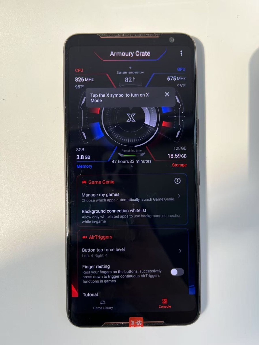 Good Asus ROG Phone II ZS660K- 128 GB - color random Unlocked 4G