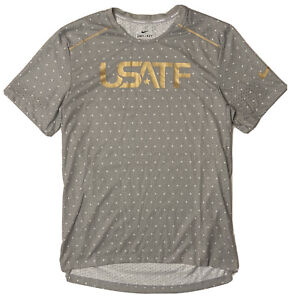 NIKE Team USA Track & Field Rise 365 Dri-Fit Shirt CK0877-100 Grey (MEN'S SMALL) 193151972293 | eBay