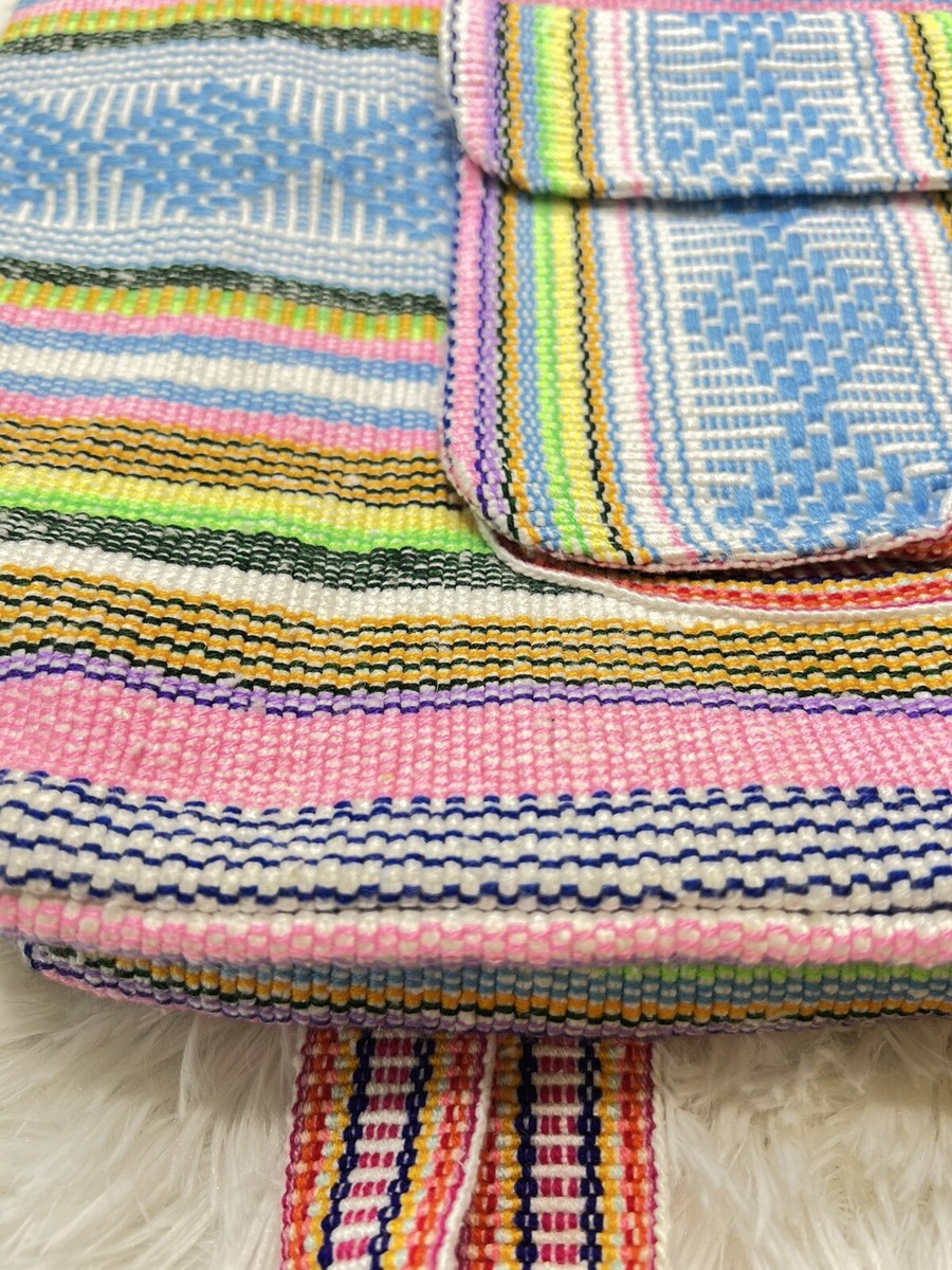 Pinzon Multi Color Rainbow Backpack Mexican Hippie Boho  display picture 1