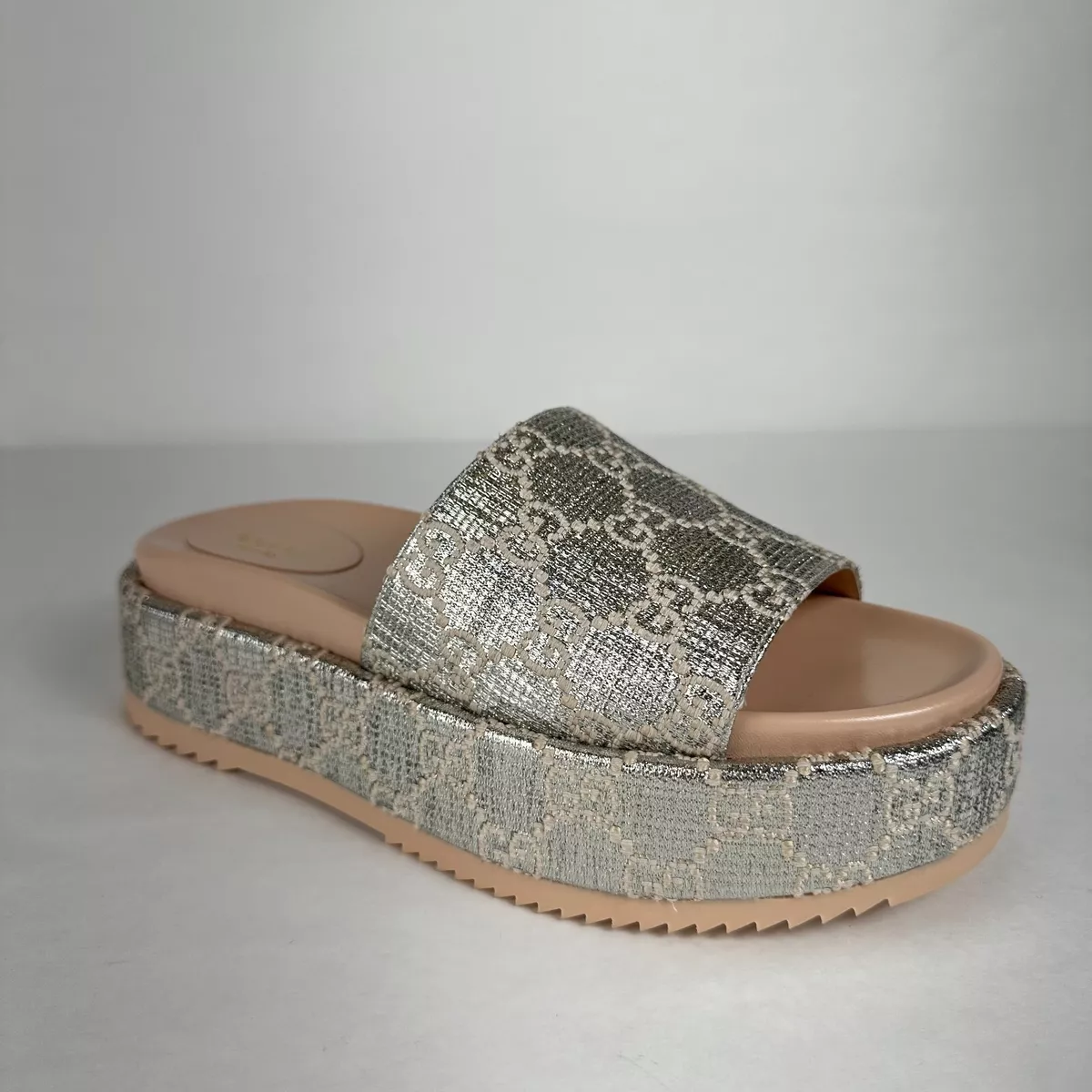 Women's platform slide sandal