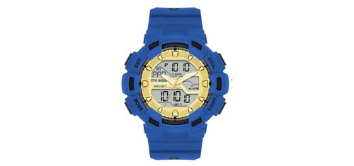 NIB Steve Madden Womens Stacked Logo Watch Fashion 36mm | eBay display picture 2