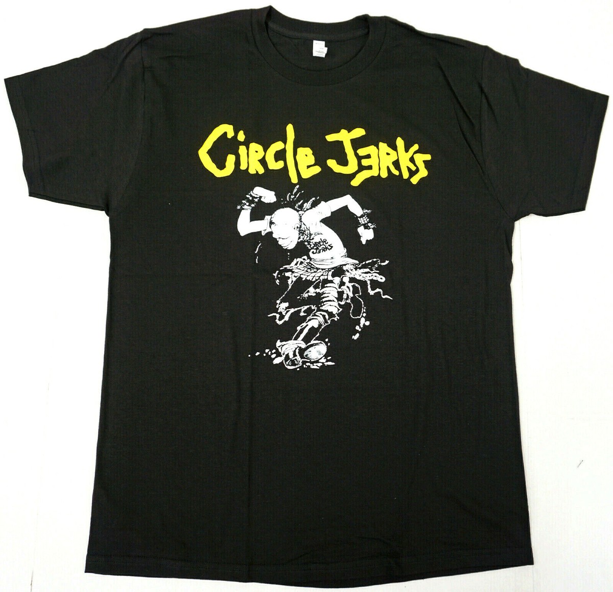 CIRCLE JERKS Skanking Man T-shirt Hardcore Punk Rock Tee Men's New