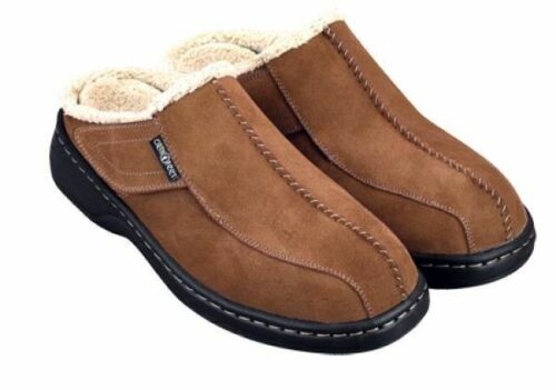 OrthoFeet Vito Mens 9 2E Hands Free Slip On Slippers Leather  display picture 3