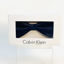 Calvin Klein Bow Tie Navy Blue New NIB Wedding Prom Formal Turnout