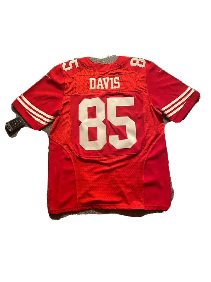 Футболка игроков Nike San Francisco 49ers Vernon Davis 85 NFL новая с ценниками размер 48 - Изображение 3 из 4