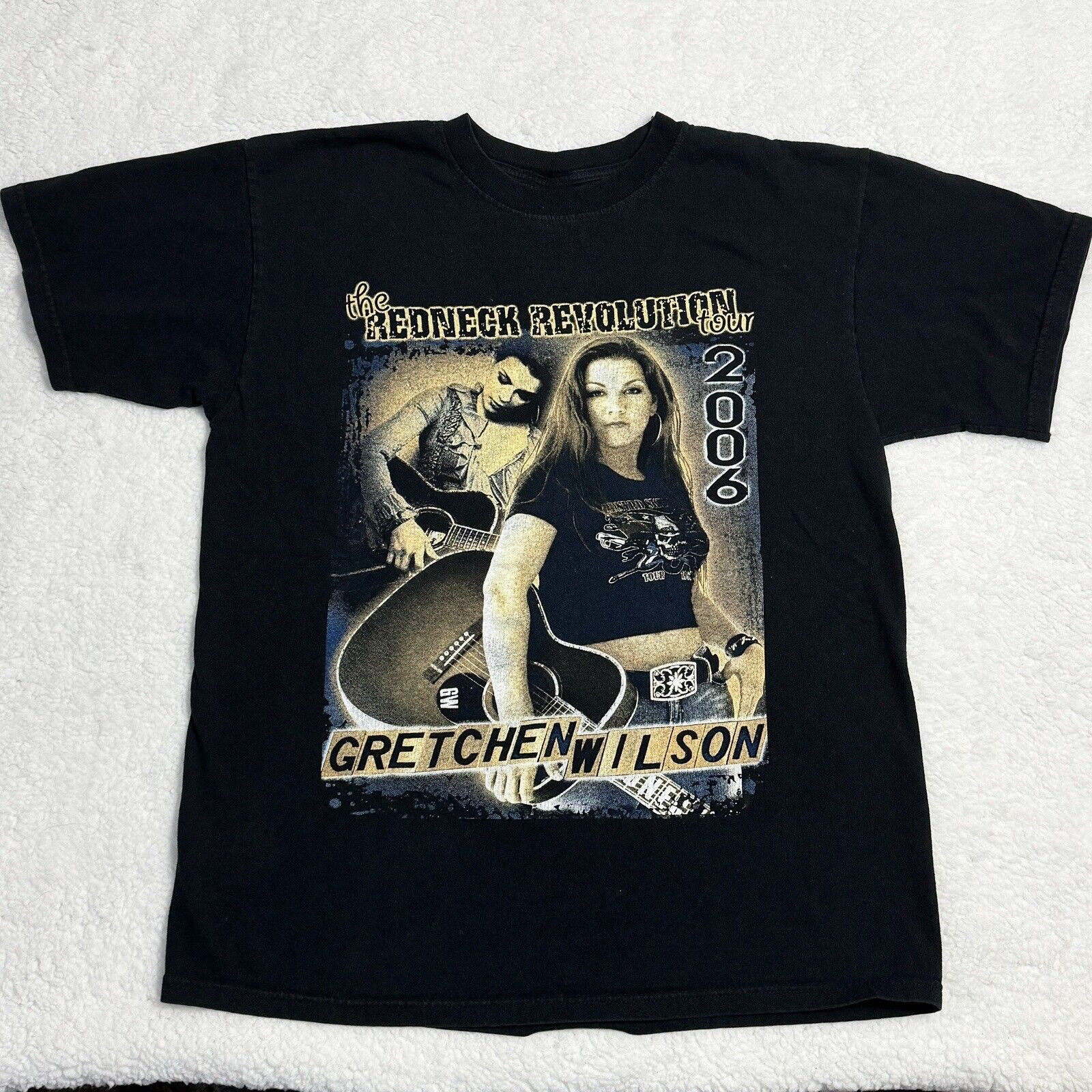 Gretchen Wilson Redneck Revolution Tour Adult Tee Cotton Shirt Full Size