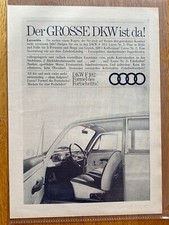 1964 Der große DKW F 102 Audi F102 Vintage Ad Retro Werbung Reklame #6