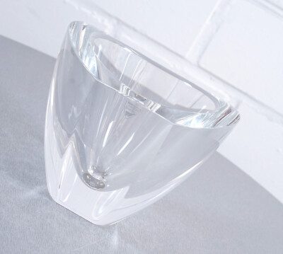edle Orrefors Kristall Glas Vase Blumenvase Tischvase signiert Vintage Schweden