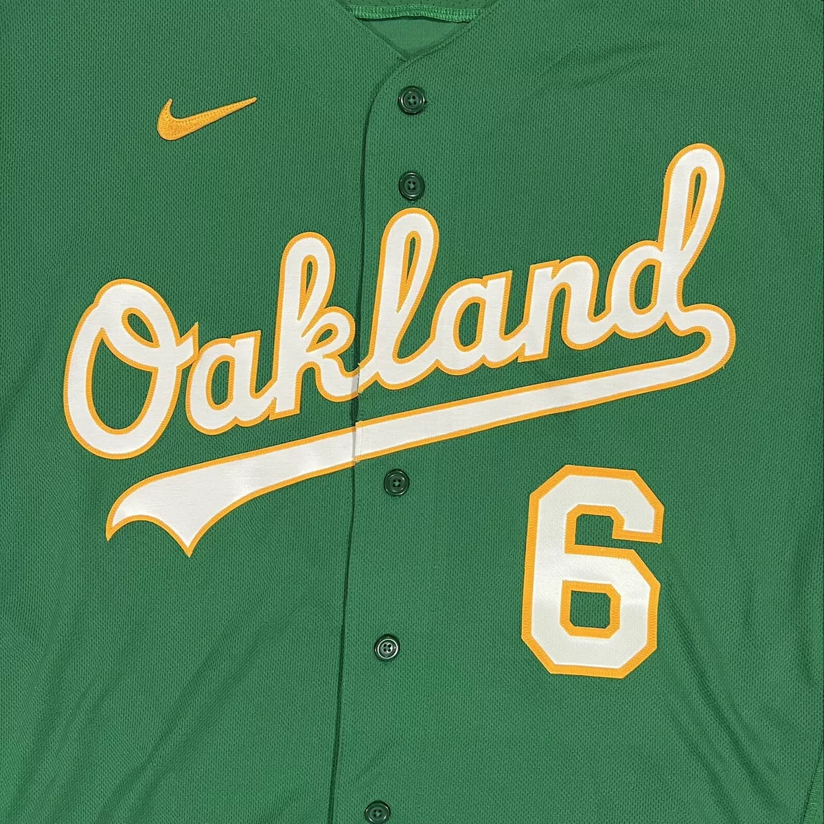 Bob Melvin Oakland Athletics Team Issued/Used Kelly Green Jersey - Size 48