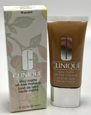 CLINIQUE STAY MATTE OIL FREE FOUNDATION MAKEUP 1oz/ 30ml NIB SAND 19