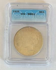 1925 P Mint Silver Peace Dollar IGC MS63