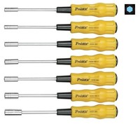 Pro'skit 1PK-9402 Elektronisches Sechskant-Muttern-Schraubendreher-Set, 7-Tlg.
