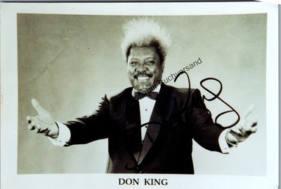 Autogrammfoto Don King King, Don :