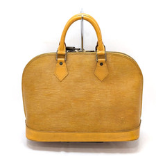 Borsa a mano Louis Vuitton Epi Alma PM gialla M52149 AR0977 autentica LV
