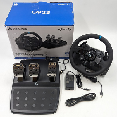 Logitech G923 TRUEFORCE Racing Wheel and Pedals - for PS4 PS5 & PC - 941-000147
