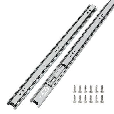 LONTAN 2 Pairs 24 Inch Soft Close Drawer Slide Heavy Duty Cabinet Glides 100 LB